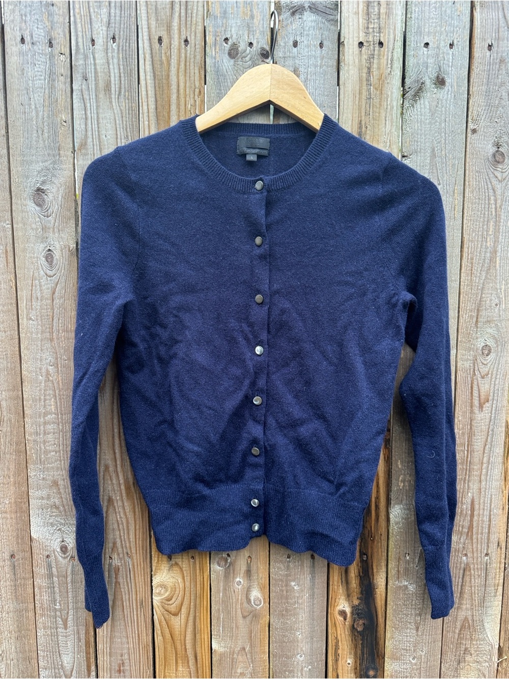 J. Crew cashmere Crewneck Cardigan